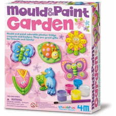 4M Plaster Color Model Series Creative Art Handmade DIY Toys Dreamland Garden
